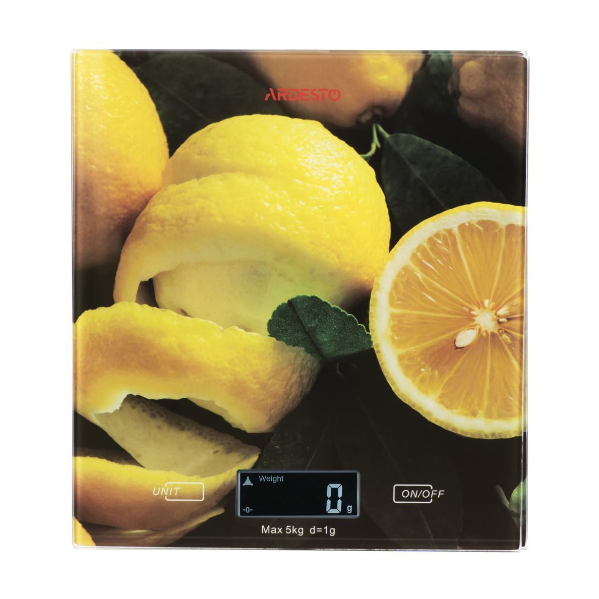 Ваги кухонні Ardesto Kitchen Scalts (SCK-893LEMON)